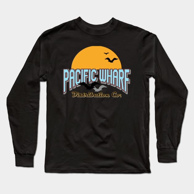 Pacific Wharf Beer Cart Long Sleeve T-Shirt by RyDesign.AZ